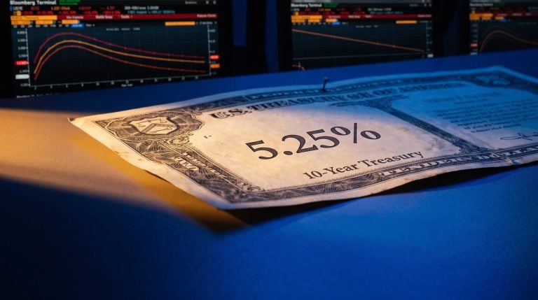 10-year Treasury bond at 5.25% yield — Goldman Sachs flags bond market threat to stocks amid rate surge