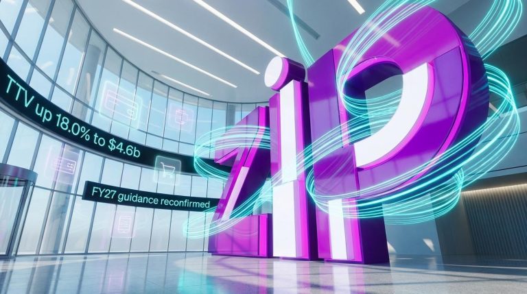 Futuristic financial data ambiance