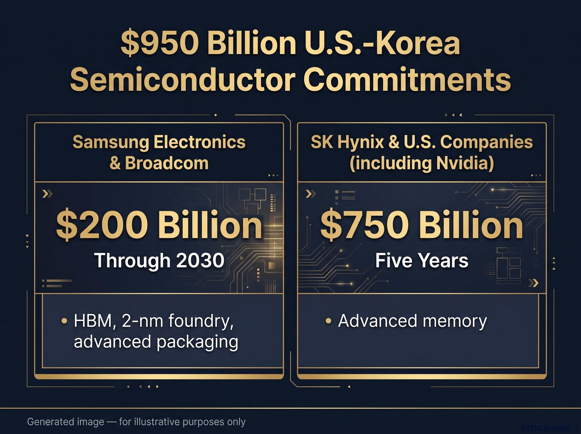 $950 Billion U.S.-Korea Semiconductor Commitments