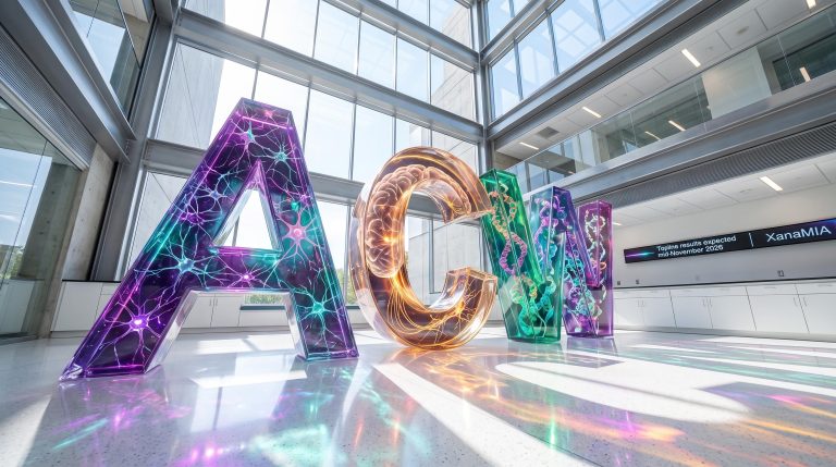 Colorful ACW letters display