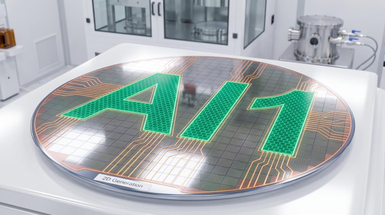 AI chip in lab
