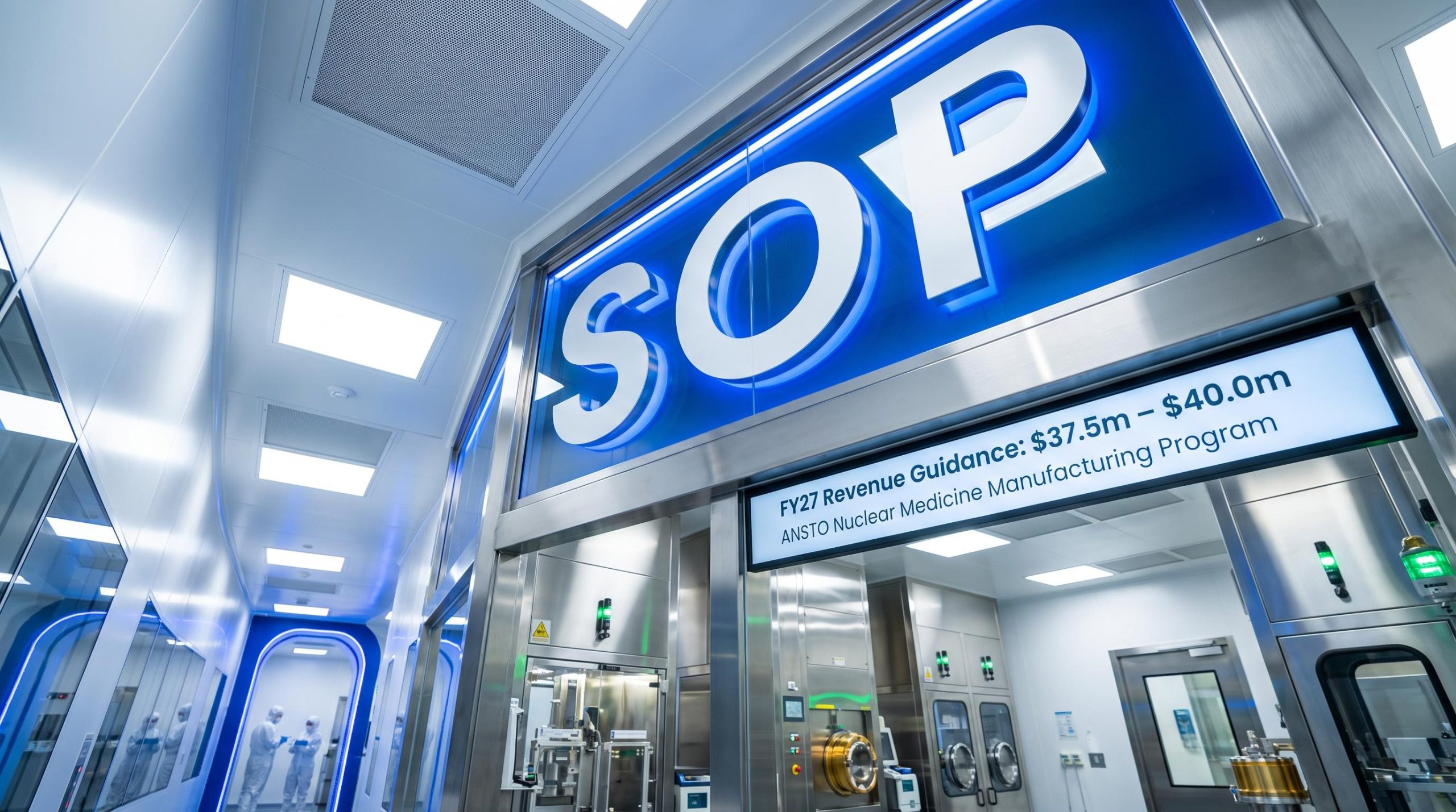 High-tech medical facility interior
