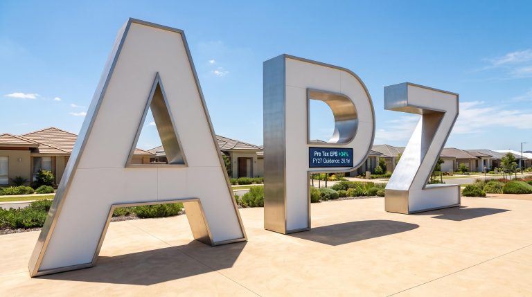 Large APZ letters outdoors
