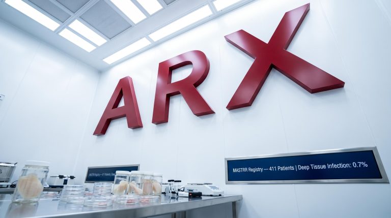 Laboratory with ARX sign