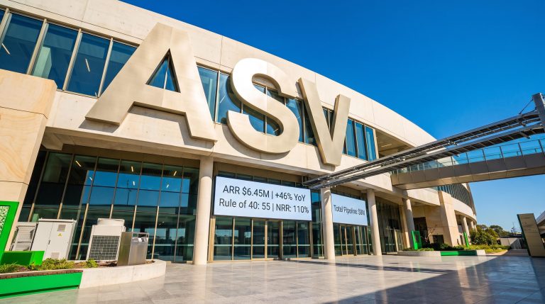 Large ASV sign on building