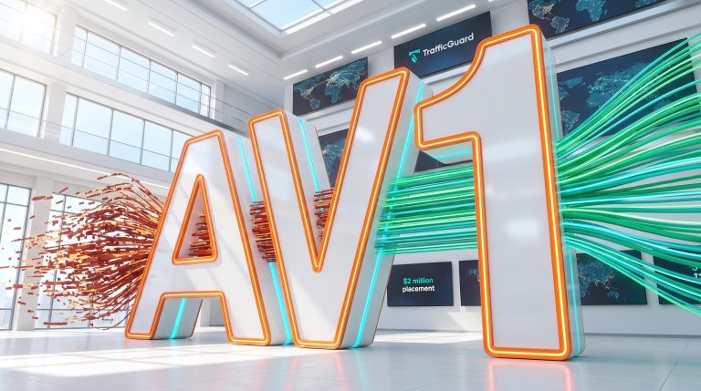 AV1 with neon effects