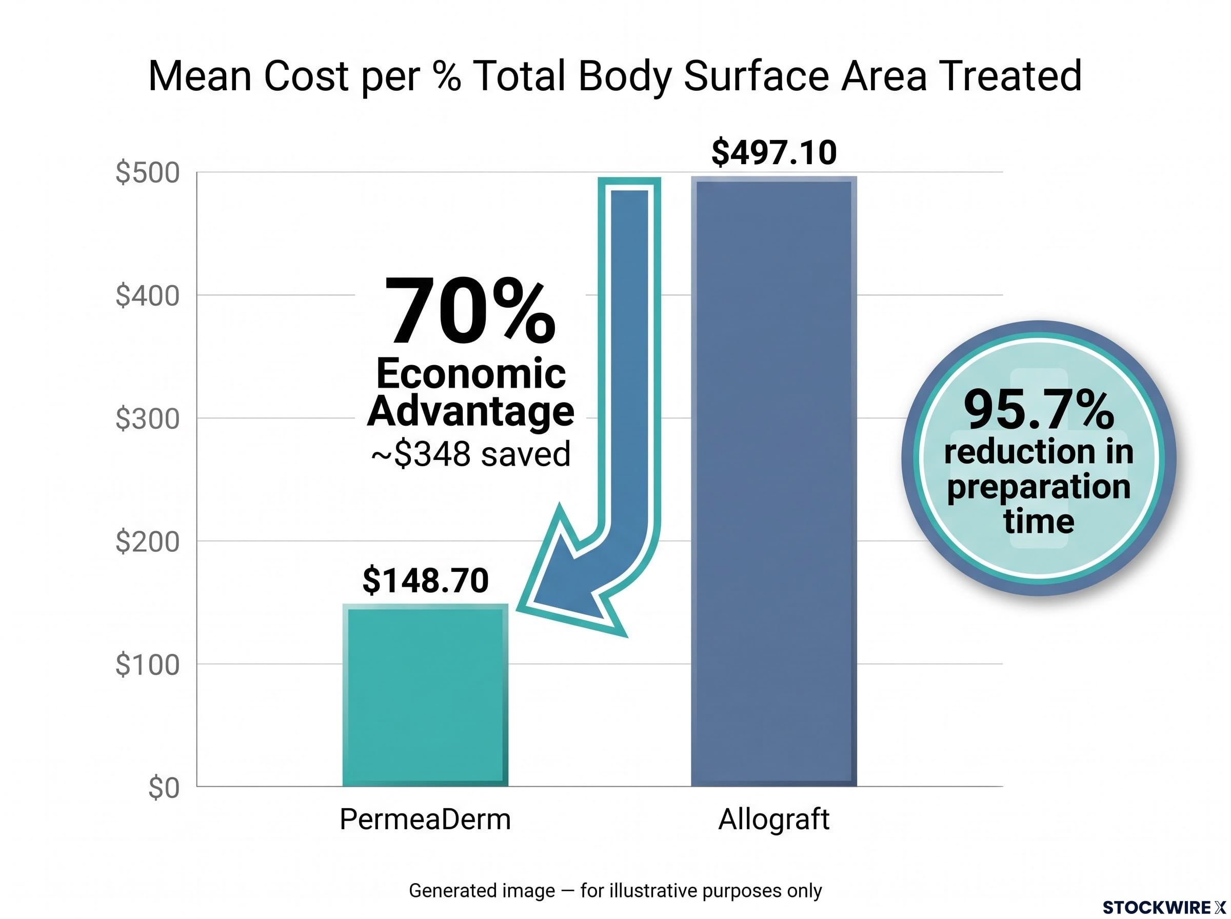 PermeaDerm vs. Allograft Cost & Efficiency Comparison