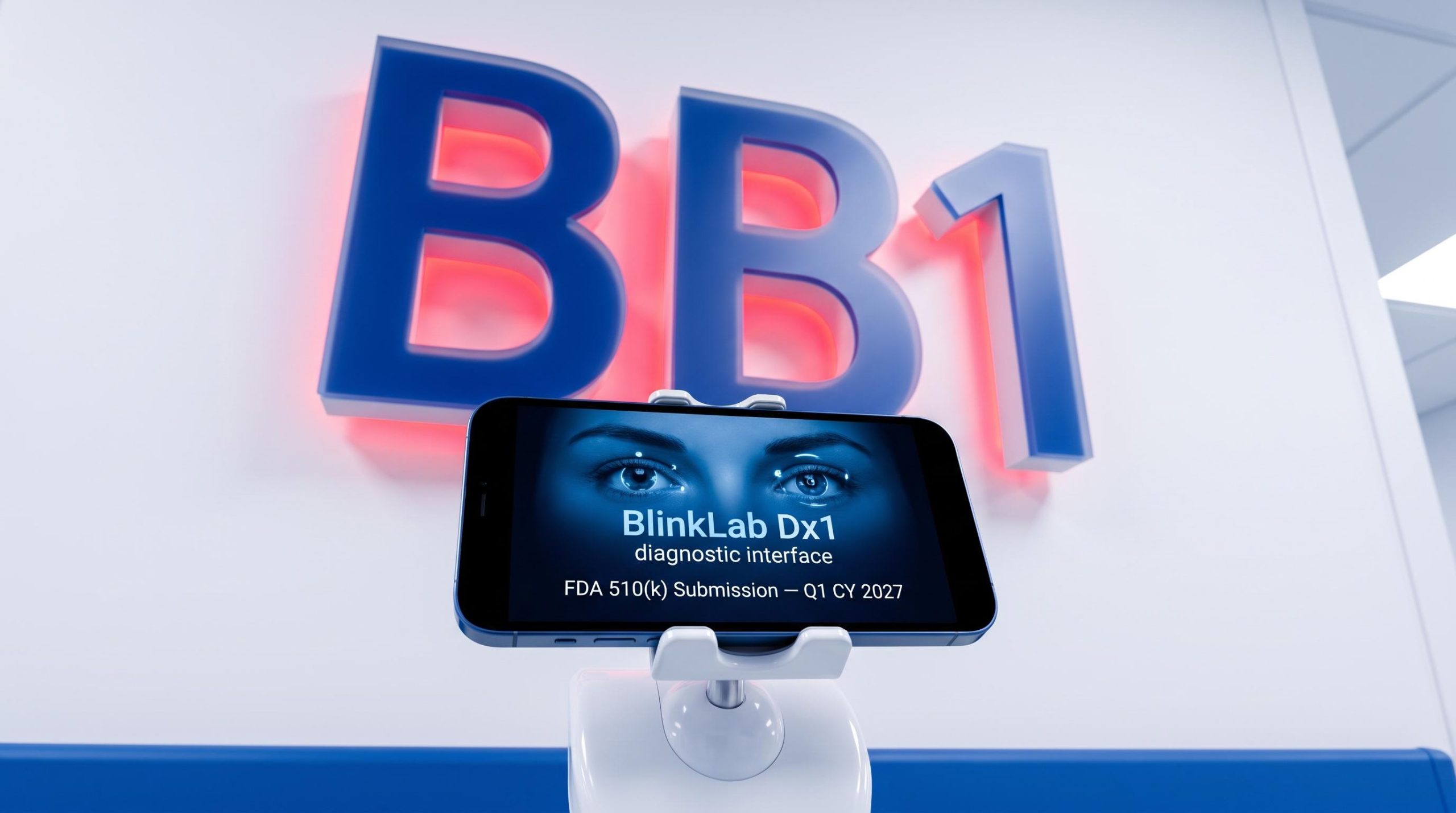 Device interface with BB1 logo