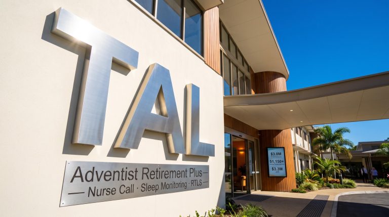 Entrance with TAL sign