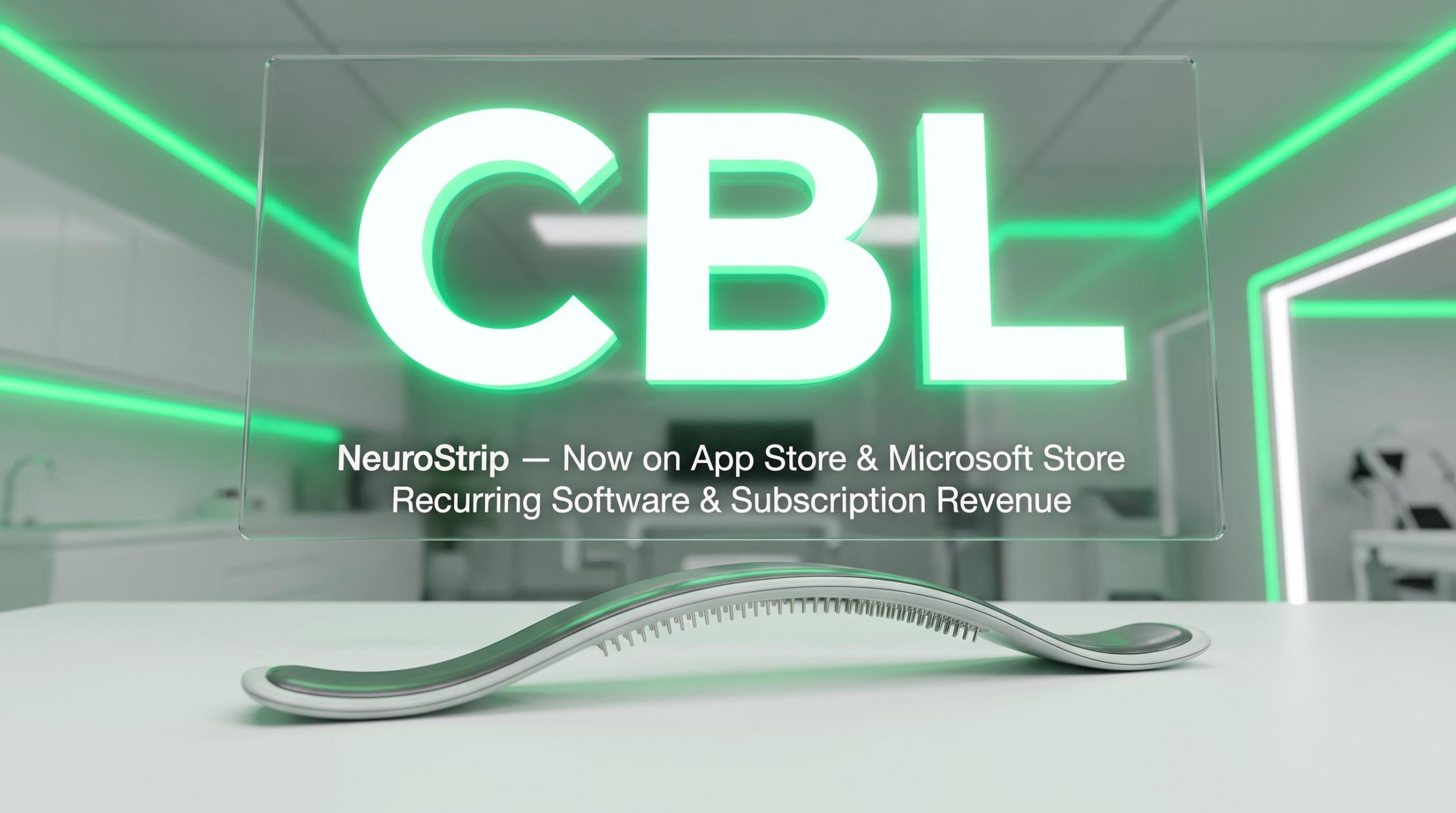 CBL neurostrip advertisement display
