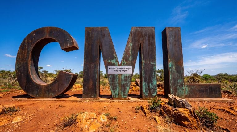 CML letters in landscape