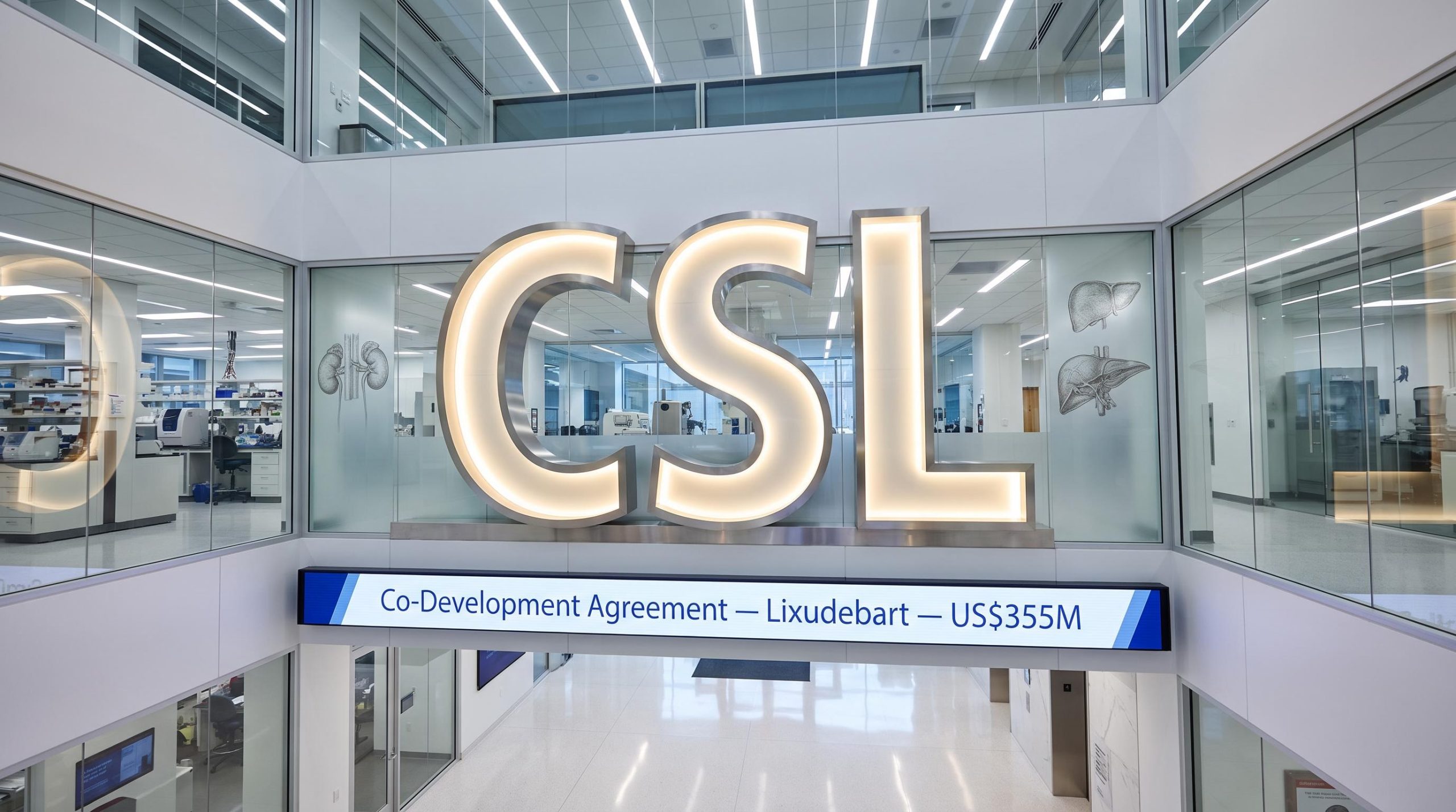 CSL building interior signage