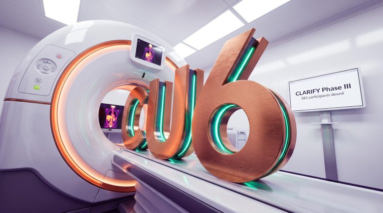 CT scanner with trial sign