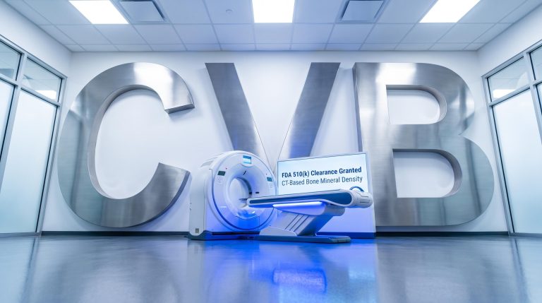 CT scanner in hospital room