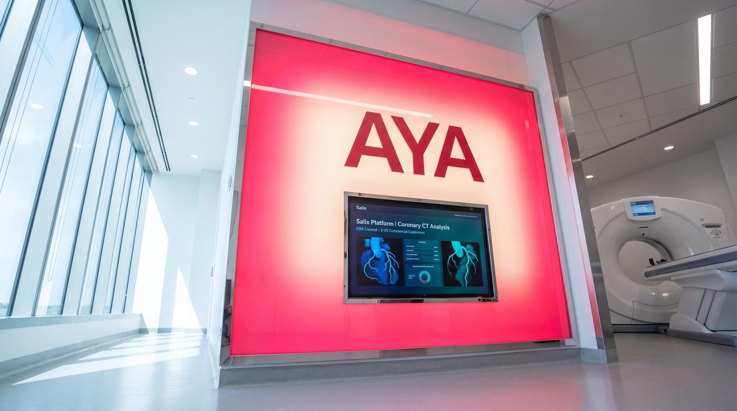 AYA sign and medical equipment
