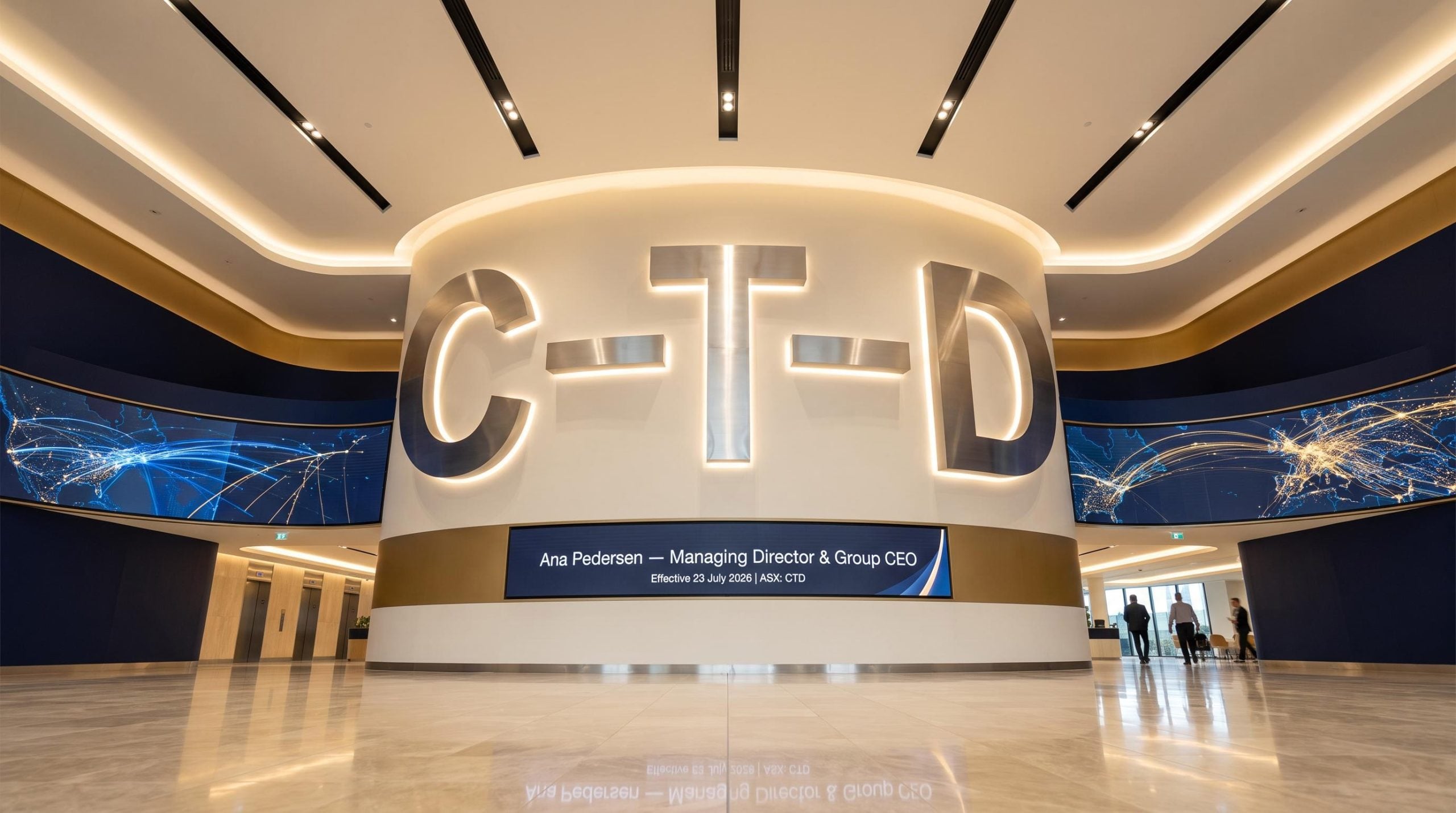C-T-D office lobby interior