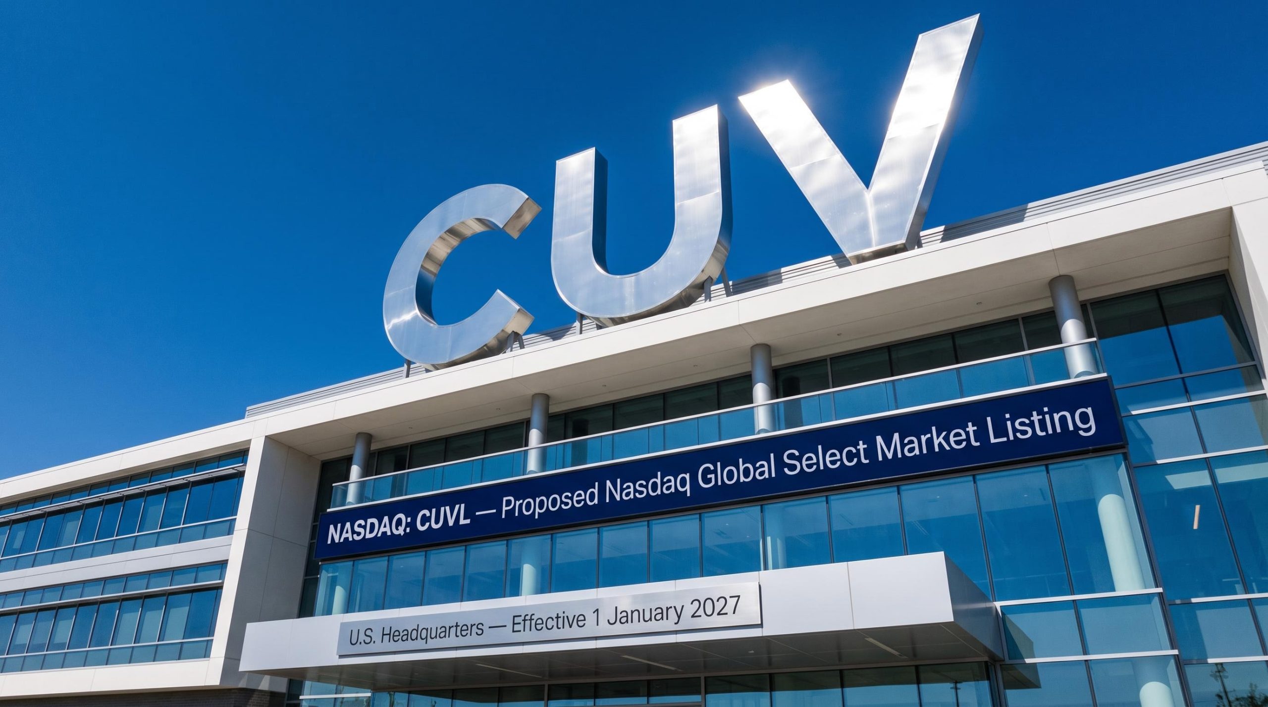CUV sign on building