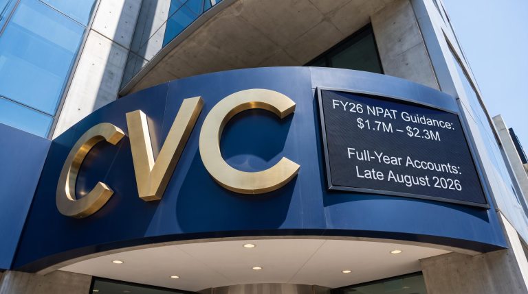 CVC Ltd Guides FY26 Profit Up to $2.3M With No Final Dividend