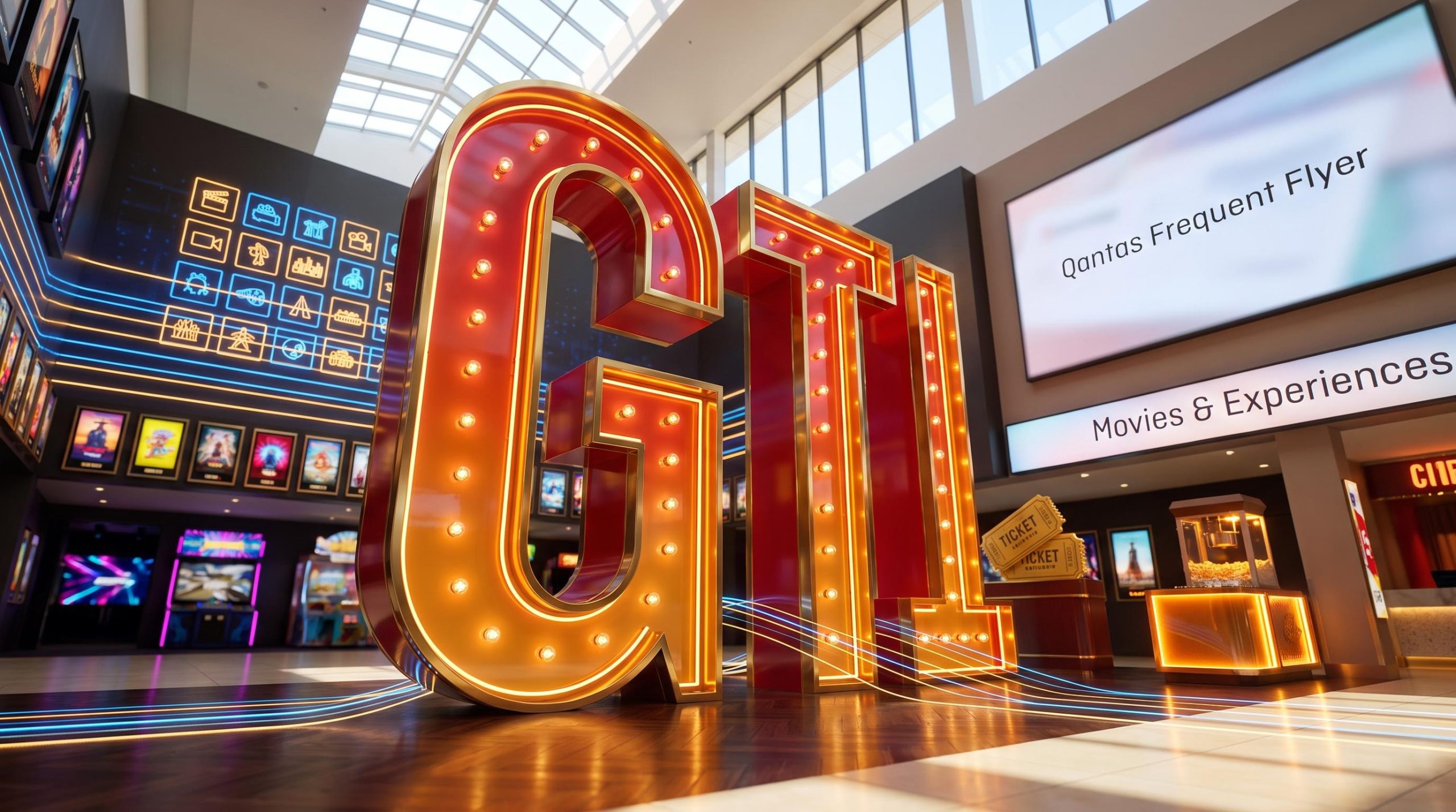 GTL letters with lights