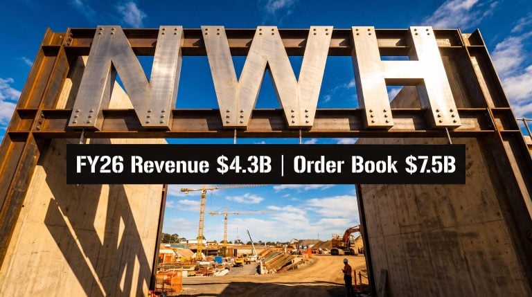 NWH sign with revenue details