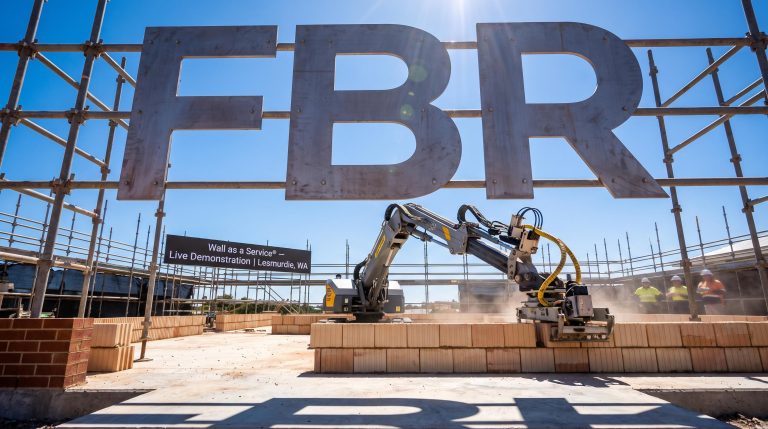 FBR’s Bricklaying Robot Completes First Australian Build Ahead of Commercial Launch
