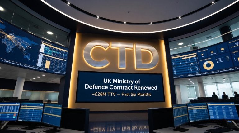 Corporate Travel Management Renews UK MoD Contract With ~£28M Six Month TTV