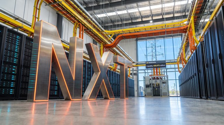 Large NXT letters inside