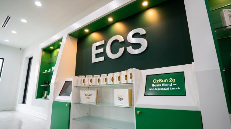 ECS product launch signage