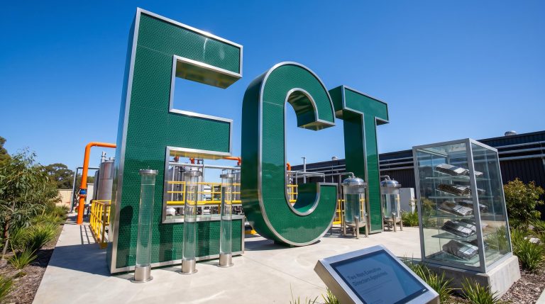 ECT green letters structure