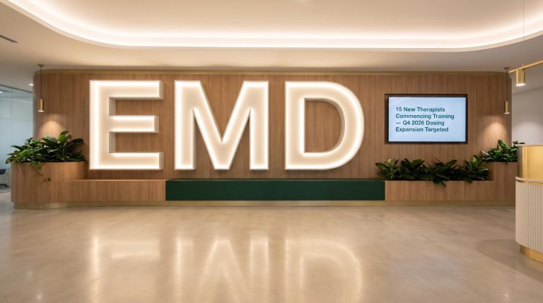Lobby with EMD sign
