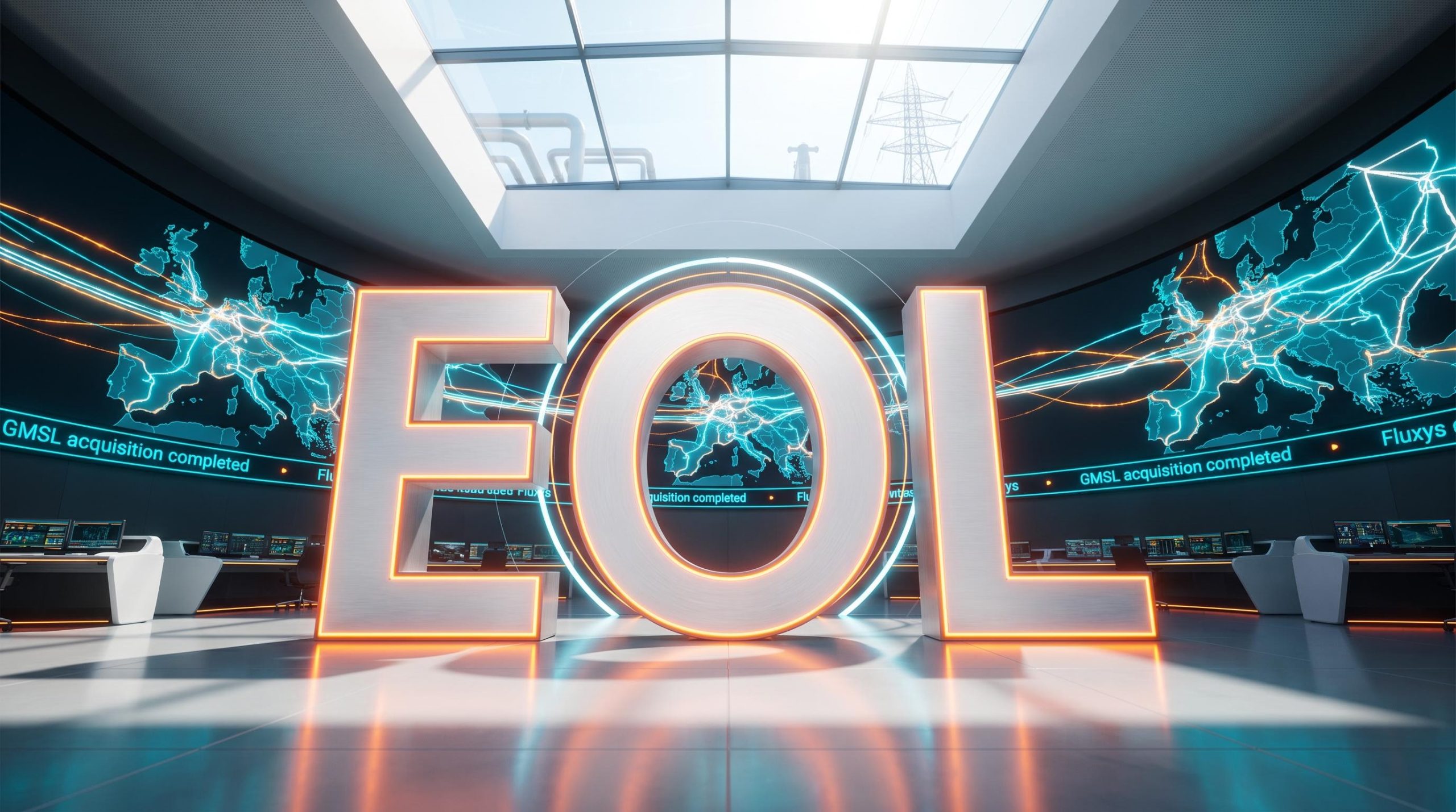 EOL letters in control room