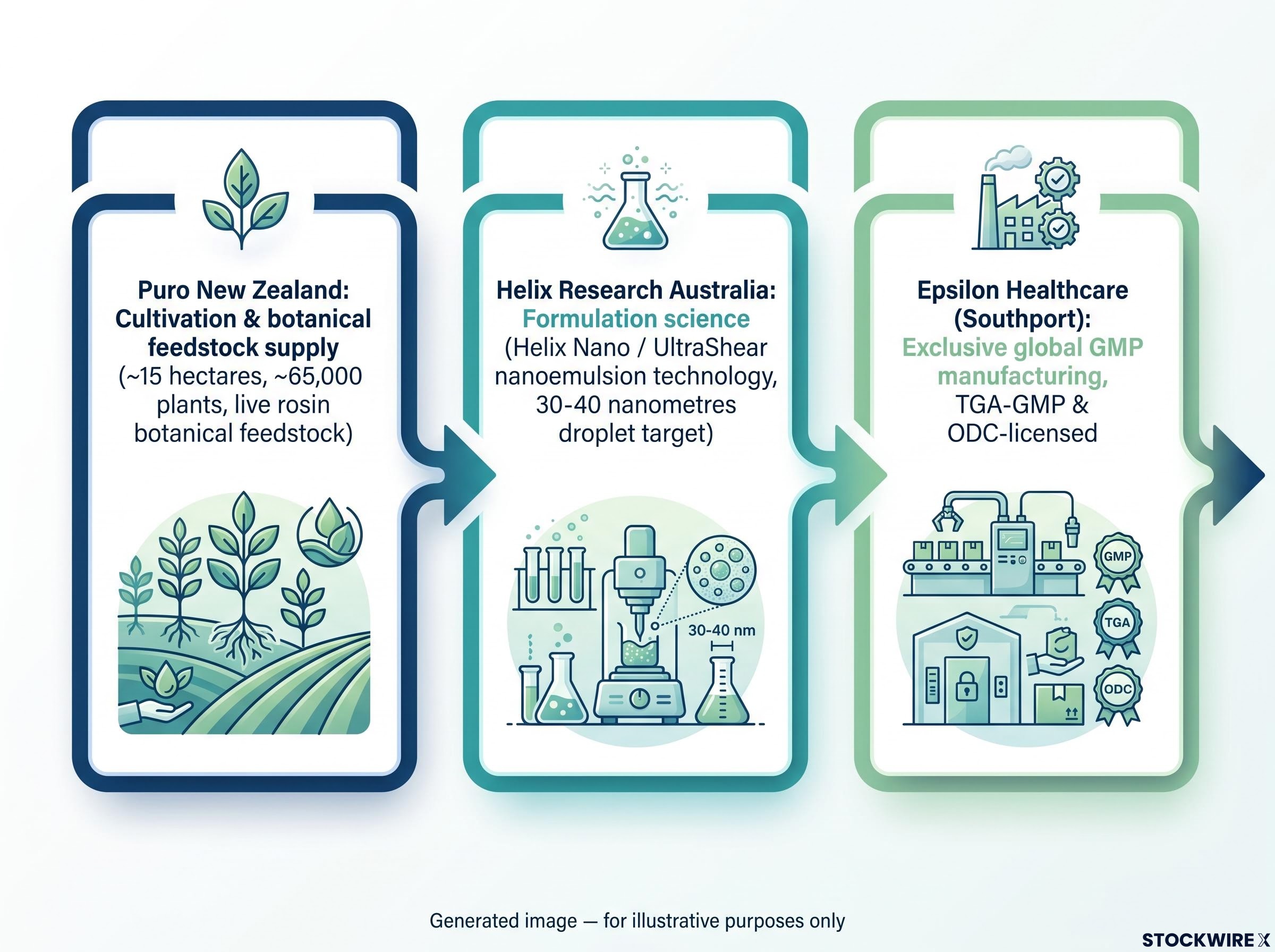 Integrated 3-Party Plant-to-Patient Supply Chain