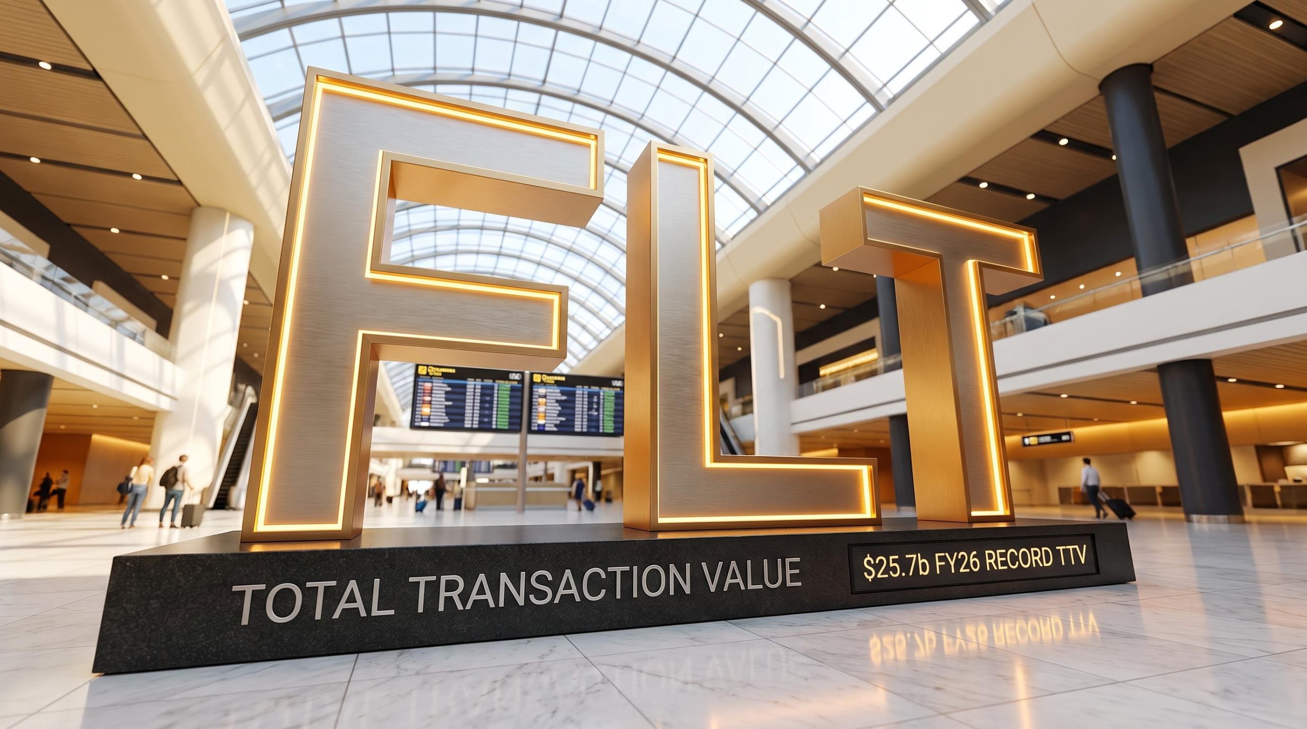 Airport total transaction value