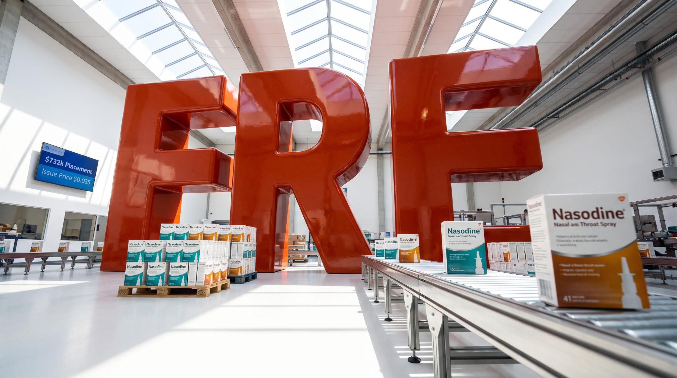 Large red letters and boxes