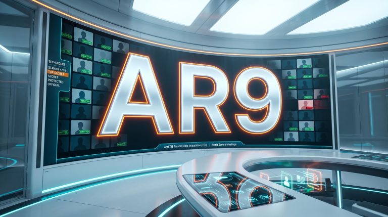 AR9 virtual meeting screen