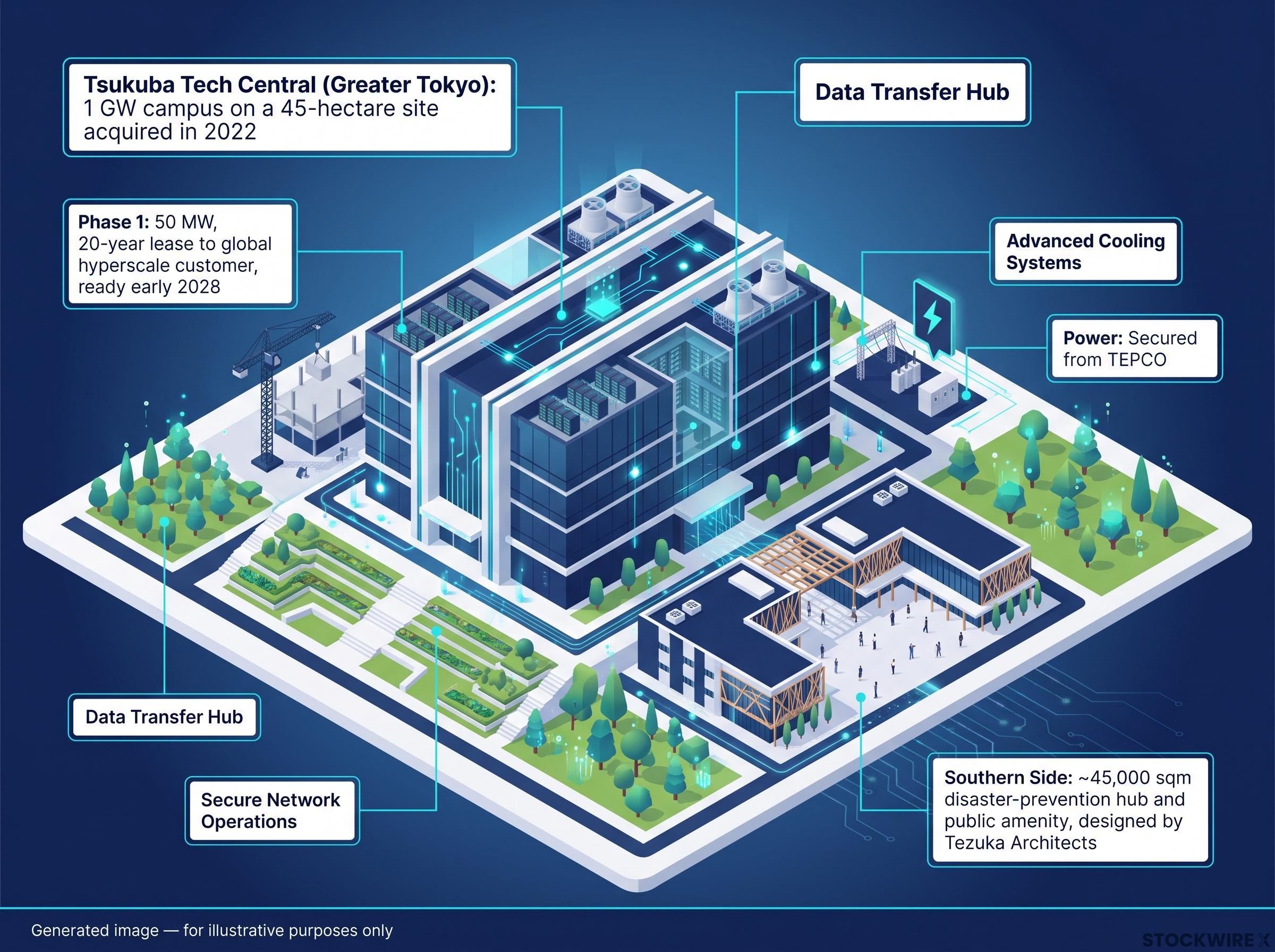 Tsukuba Tech Central: Campus and Phase 1 Overview