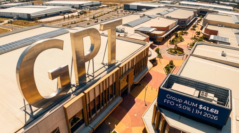 Large letters on building roof