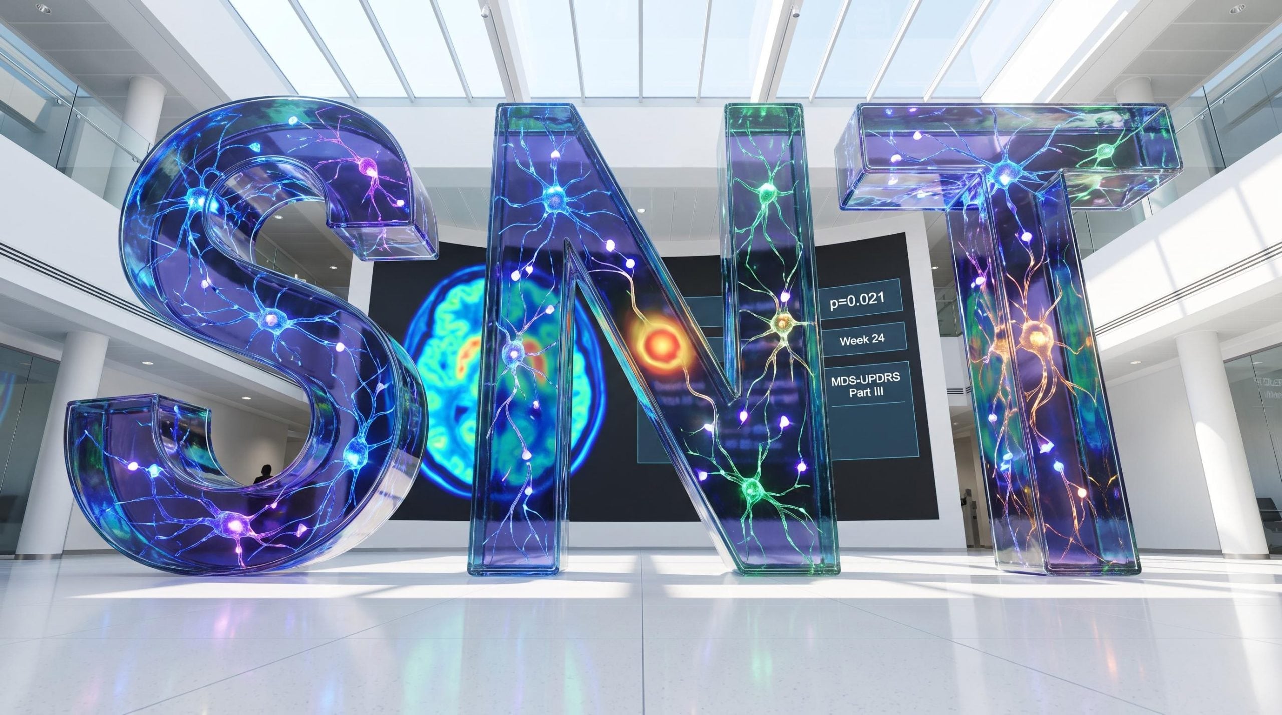 Neuron-themed SNT art