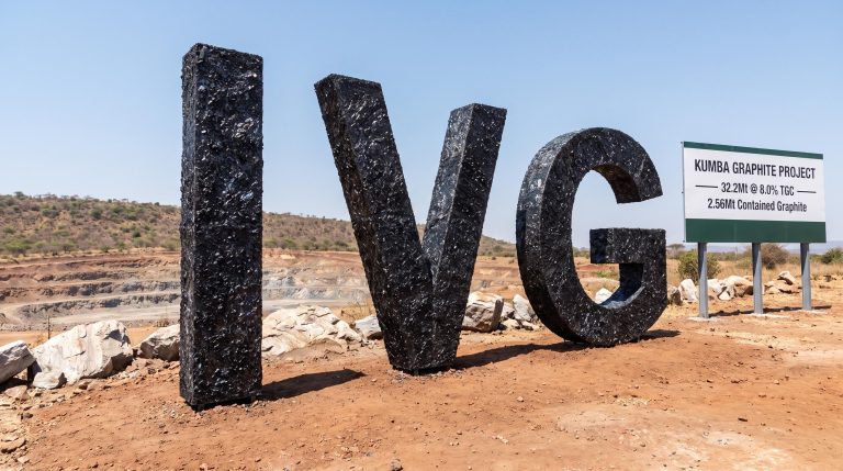 IVG sign at mining site