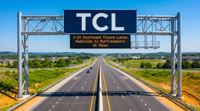 TCL highway sign view