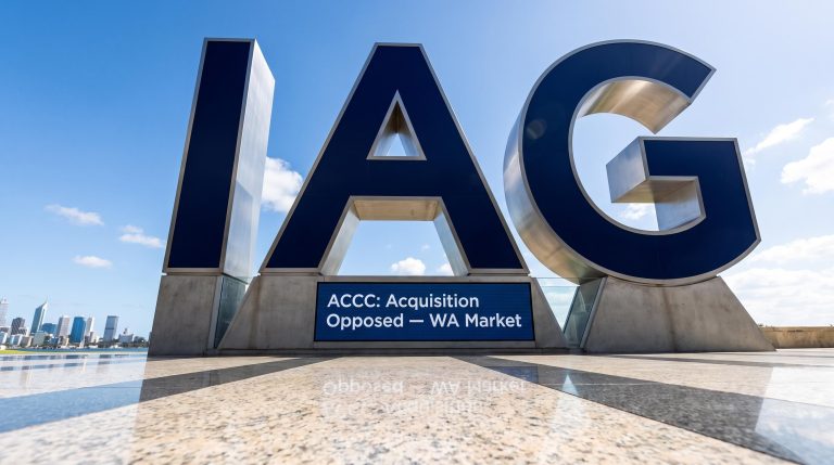 Large IAG letters sculpture