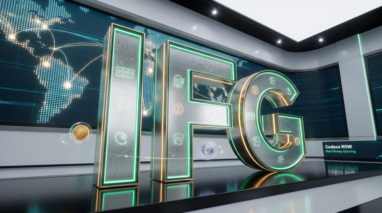 3D IFG letters with icons