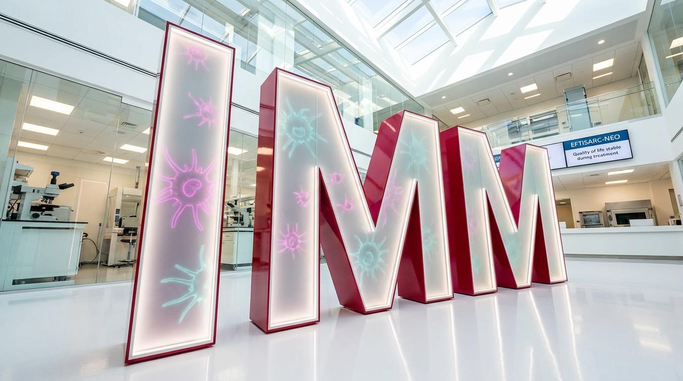 Large letters in lobby