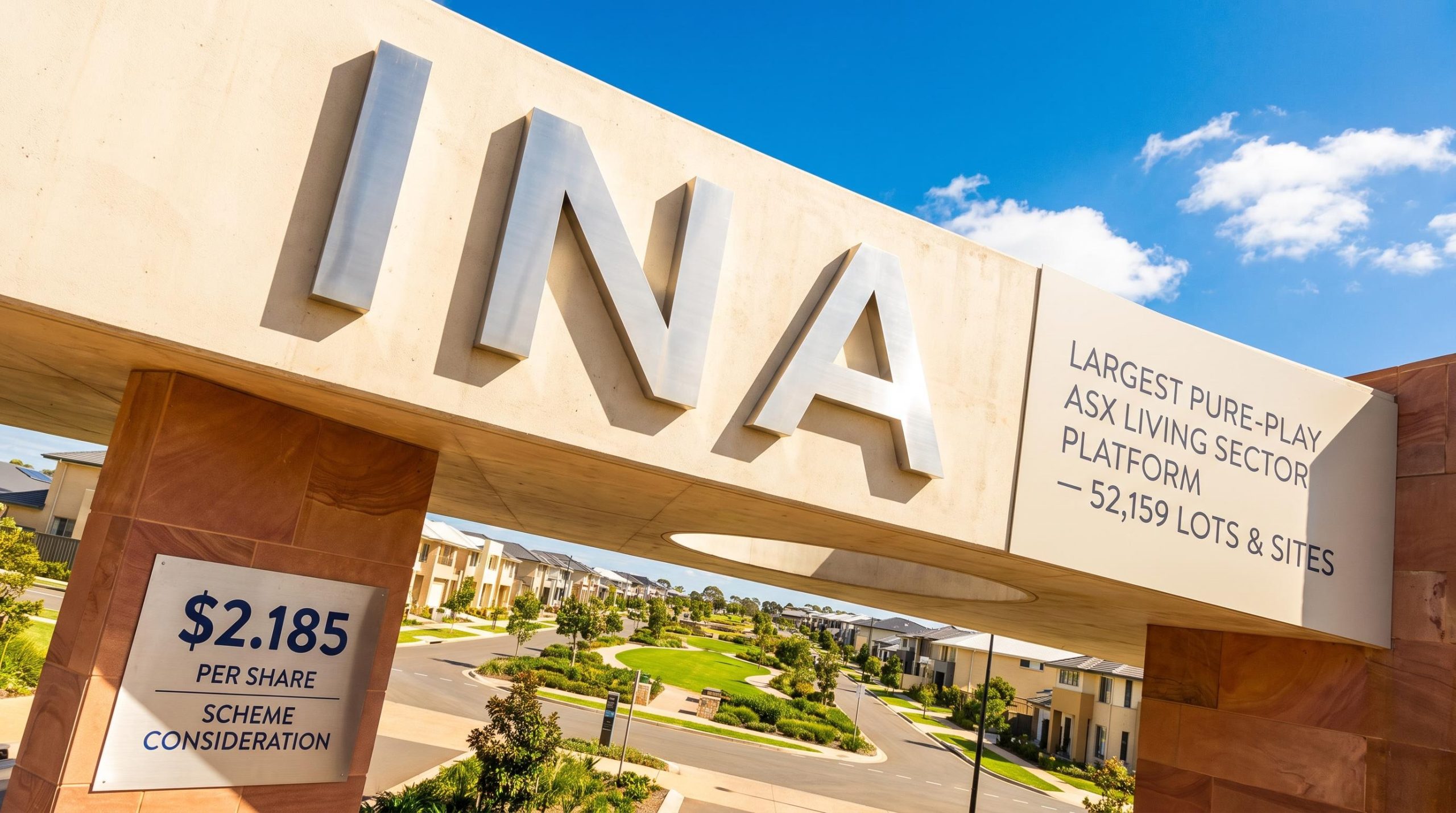 INA real estate signs and housing