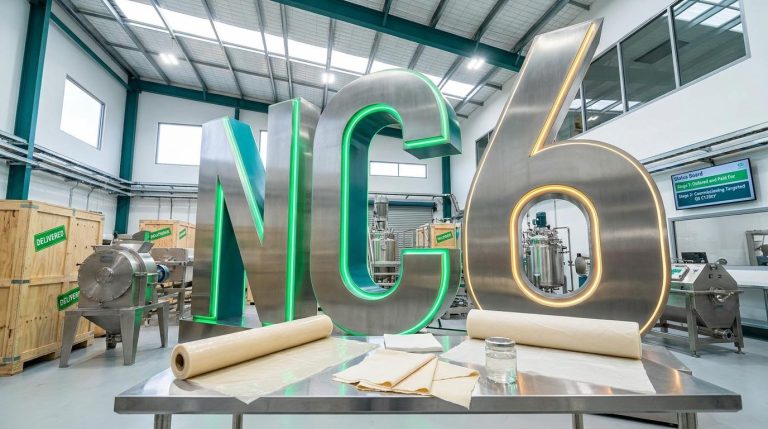 Large metal letters NC6