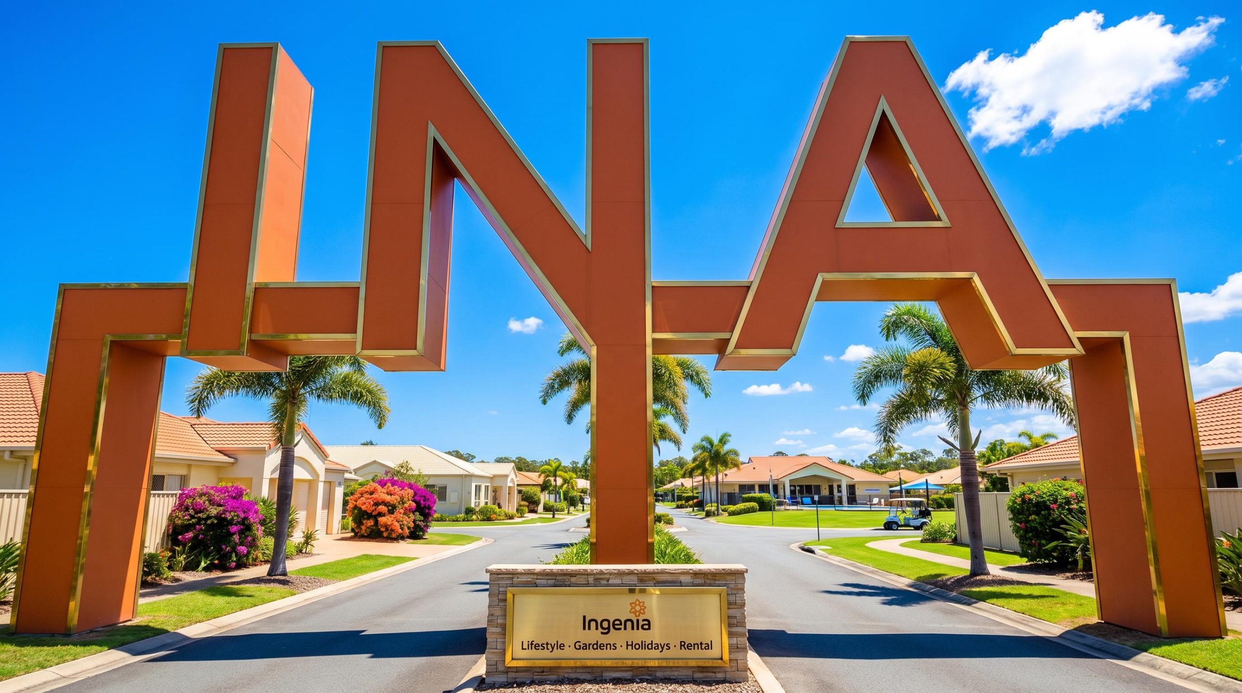 Ingenia lifestyle community entrance