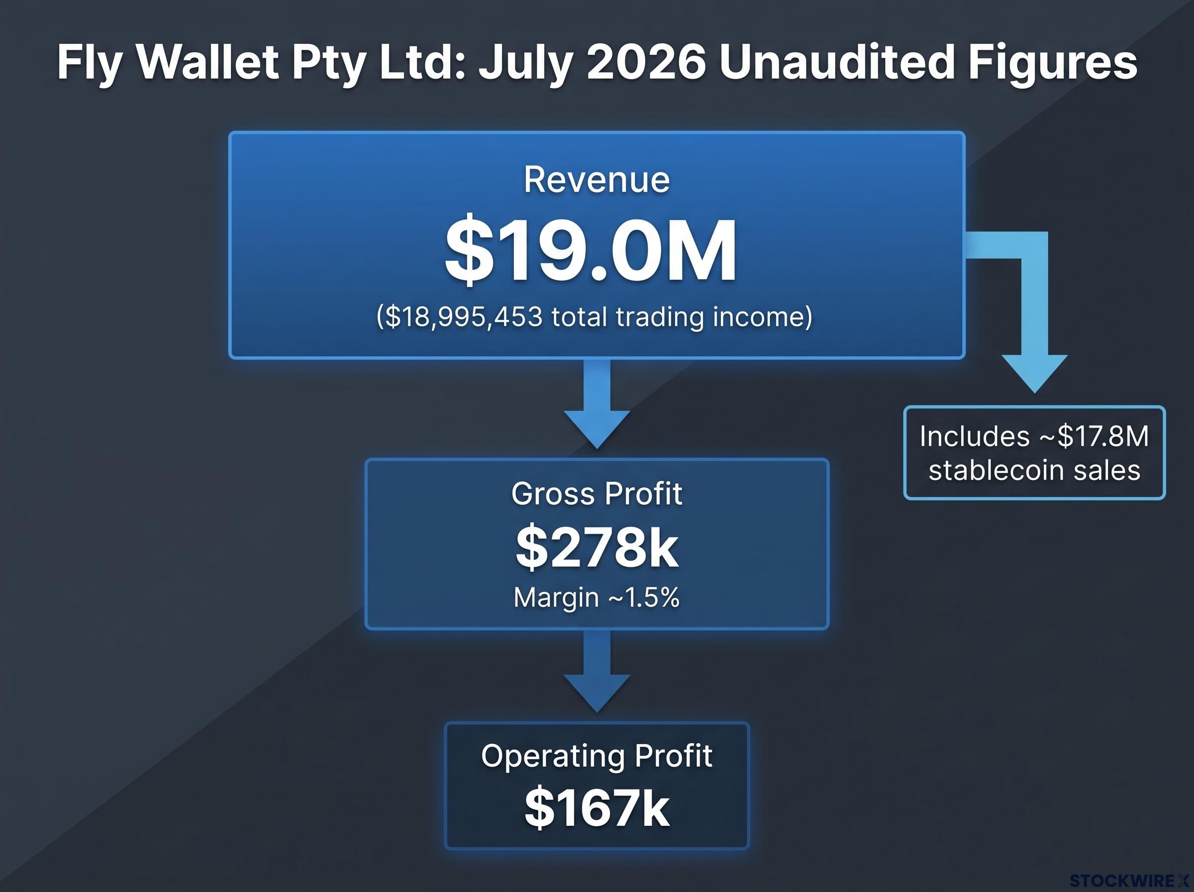 Fly Wallet July 2026 Unaudited Financial Breakdown