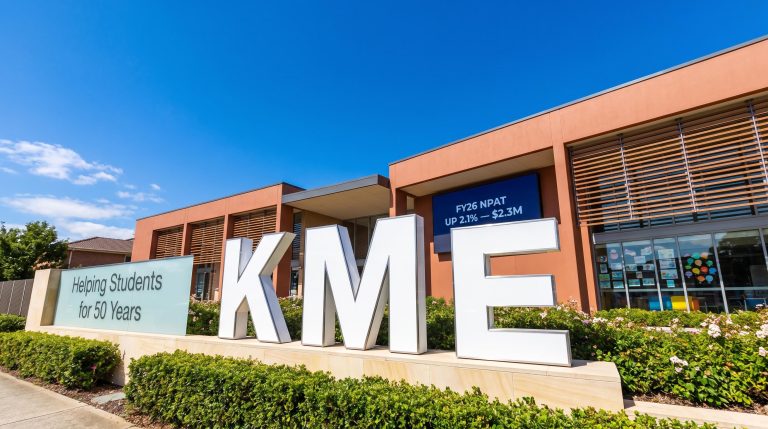 KME sign and building