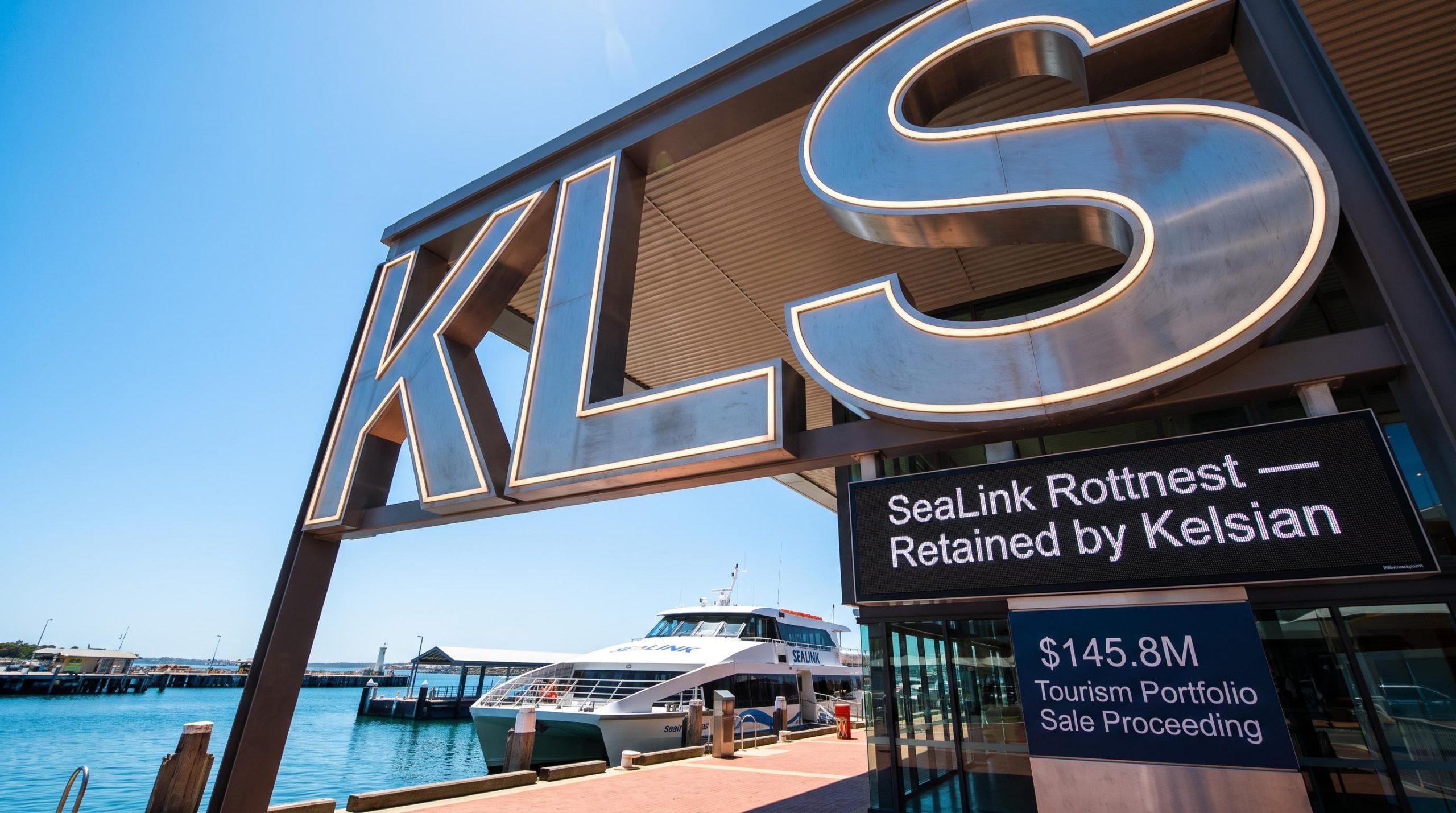 Ferry and terminal sign