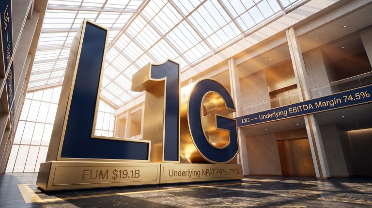 Large L1G gold letters